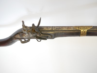 Lot 32 - North African Flintlock musket or Kabyle,...