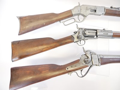Lot 106 - Three Denix replica guns, to include copies of...