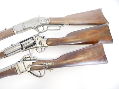 Lot 106 - Three Denix replica guns, to include copies of...