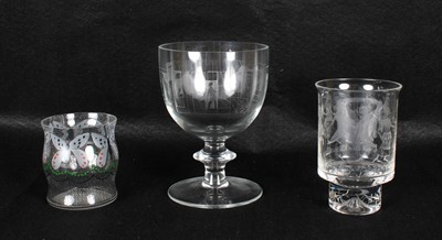 Lot 67 - Three Studio Glass Vessels