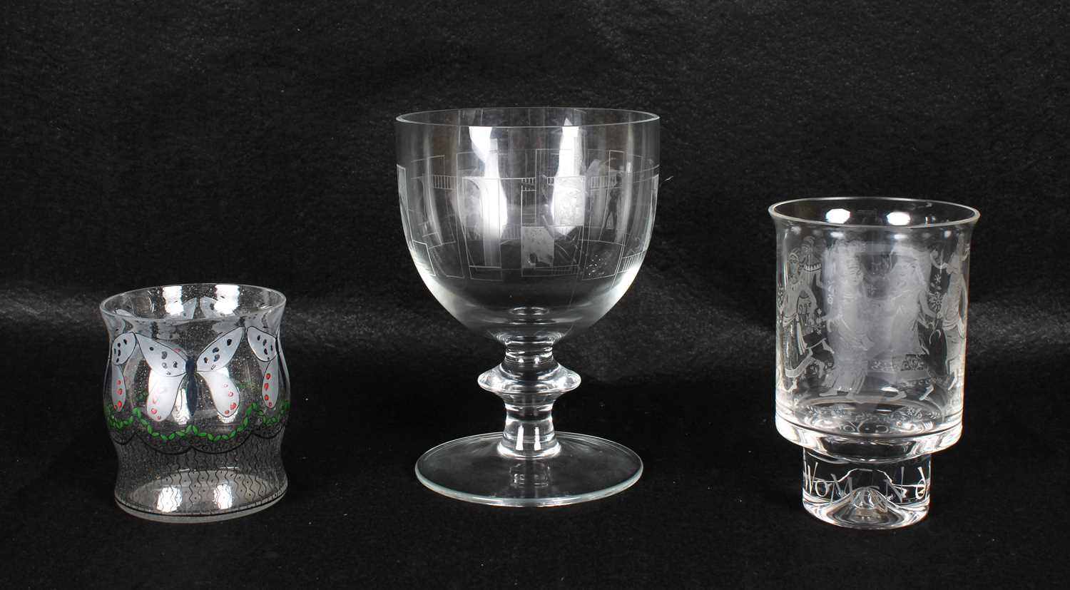 Lot 67 - Three Studio Glass Vessels
