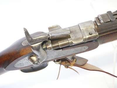 Lot 42 - Tower .577 Snider rifle, 32inch barrel with...