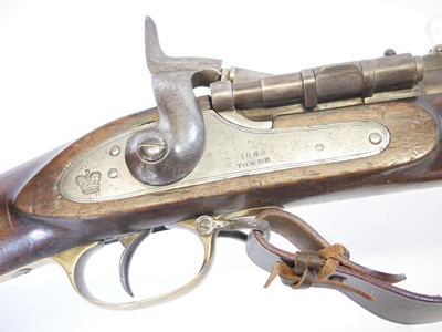 Lot 42 - Tower .577 Snider rifle, 32inch barrel with...