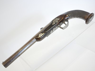 Lot 2 - French duelling pistol by Coulaux, 10inch...