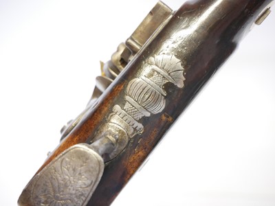 Lot 2 - French duelling pistol by Coulaux, 10inch...
