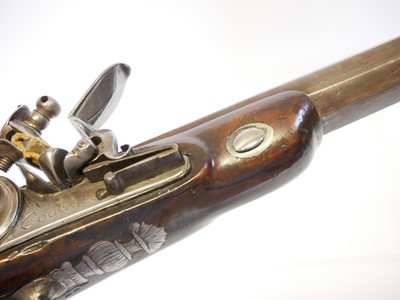 Lot 2 - French duelling pistol by Coulaux, 10inch...
