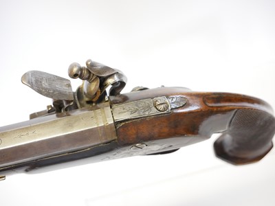 Lot 2 - French duelling pistol by Coulaux, 10inch...