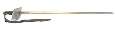 Lot 161 - City of London Yeomanry sword, 34inch fullered...