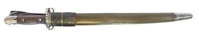 Lot 196 - Lee Enfield SMLE P.1907 bayonet, the ricasso...