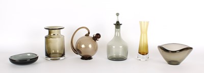 Lot 37 - Group of Scandinavian Mid-Century Art Glass