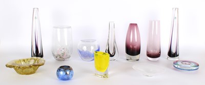 Lot 20 - Group of Scandinavian Mid-Century Art Glass