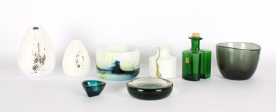 Lot 21 - Group of Scandinavian Mid-Century Art Glass