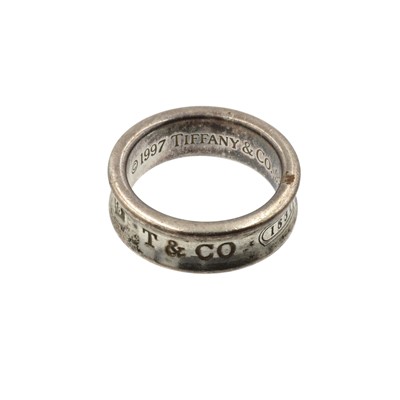 Lot 82 - A sterling silver 1837 Tiffany & Co. ring