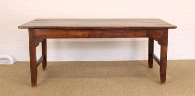 Lot 244 - A Late 18th/Early 19th Century Provincial Oak Farmhouse Table