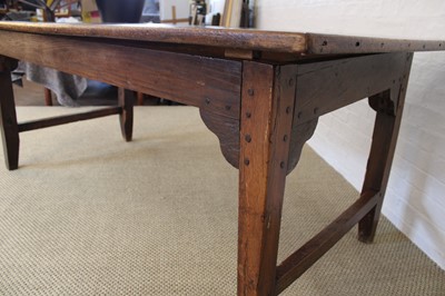 Lot 244 - A Late 18th/Early 19th Century Provincial Oak Farmhouse Table