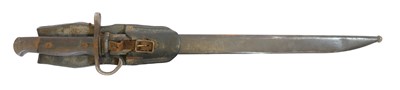 Lot 192 - Japanese Arisaka type 30 bayonet, scabbard and...