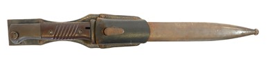 Lot 193 - German Mauser K98 S.84/98 WWII bayonet,...