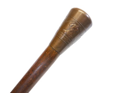 Lot 202 - Horatio Nelson commemorative walking stick,...