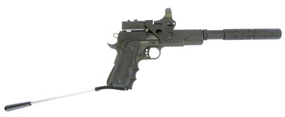 Lot 248 - GSG .22lr semi-automatic long barrel pistol...