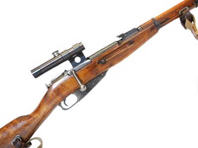 Lot 534 - Mosin Nagant 7.62X54R carbine made up to be a...
