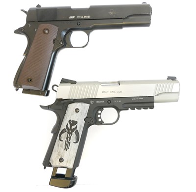 Lot 118 - UKRA REQUIRED BY BUYER: Two Colt 1911 type air...