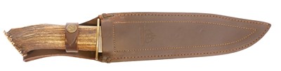 Lot 177 - Middleton knife, 8inch blade stamped J. E....