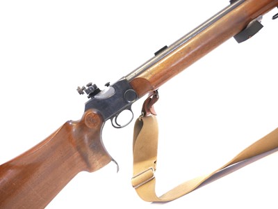 Lot 323 - BSA Martini International .22lr target rifle,...
