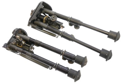 Lot 476 - Two Harris bipods, models SBR and 1A2 Ultralight.