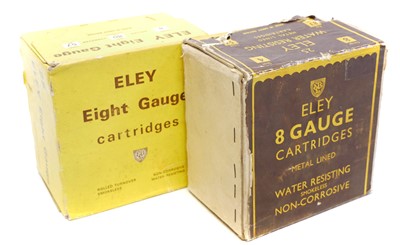 Lot 550 - Eley 8 bore ammunition, to include one...
