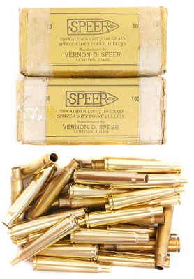Lot 607 - .280 Ross components, to include 16 unfired...