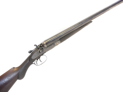 Lot 396 - Midland 12 bore side by side hammer gun,...