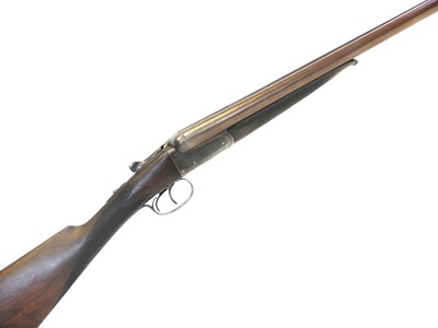 Lot 398 - Stensby 12 bore side by side shotgun, serial...