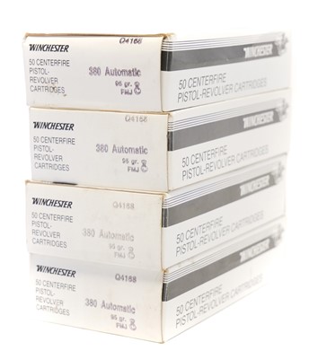 Lot 531 - Winchester .380 auto, 200 rounds, with 95...
