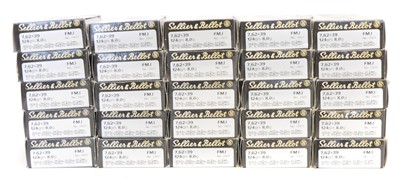 Lot 534 - Sellier and Bellot 7.6x39 ammuntion, 500...