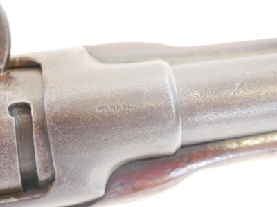 Lot 38 - Werndl model 1867 11x42mm rifle, 33inch barrel...