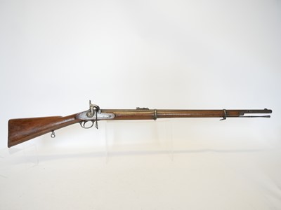 Lot 34 - Lancaster Patent percussion oval bore .600...