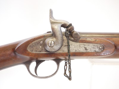 Lot 34 - Lancaster Patent percussion oval bore .600...