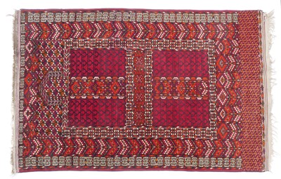 Lot 253 - A Turkoman Tekke Ensi (Tent Door) Rug