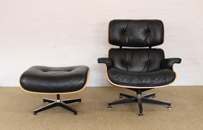 Lot 247 - Lounge Chair and Ottoman