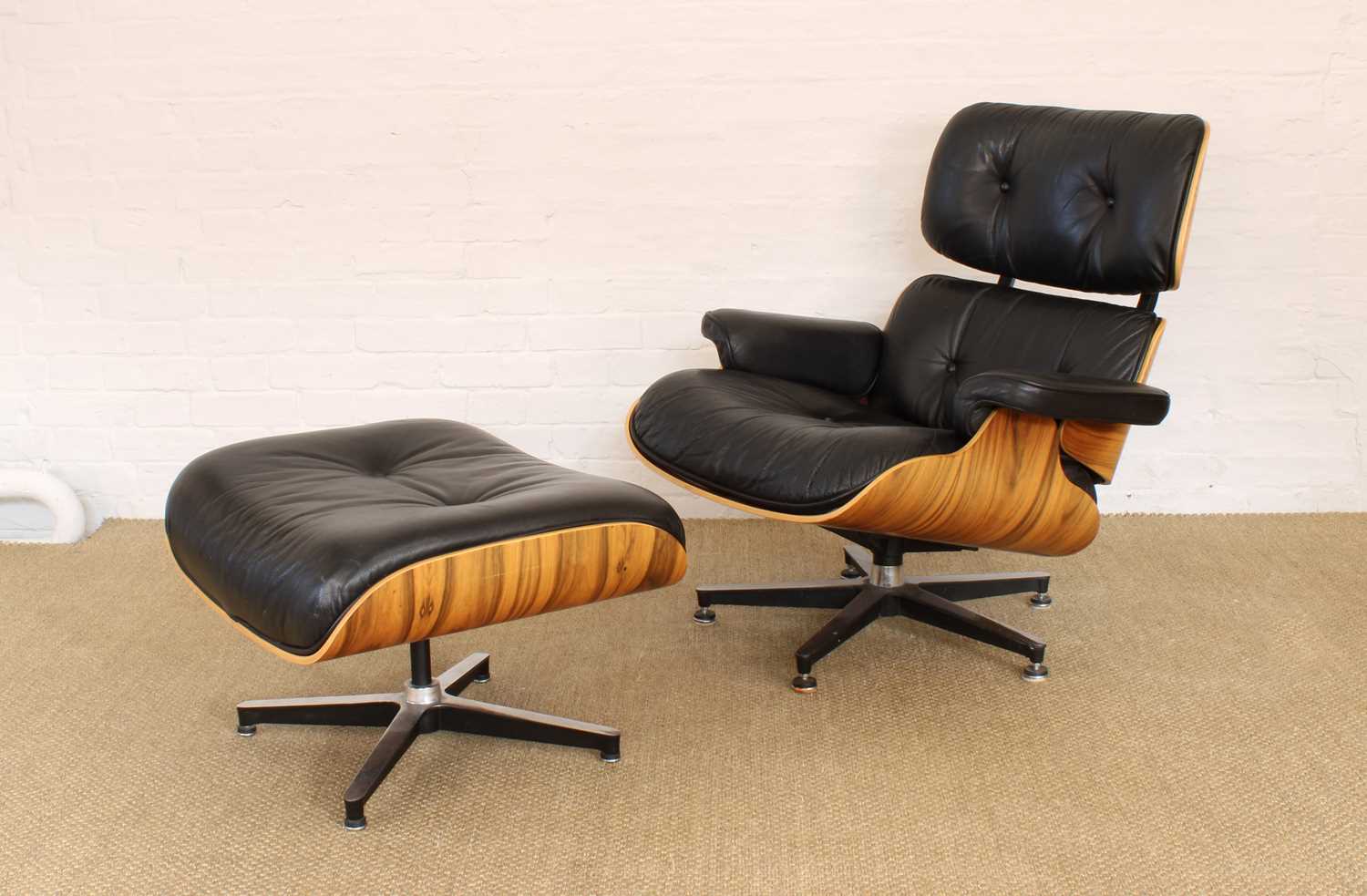 Lot 247 - Lounge Chair and Ottoman