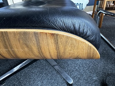 Lot 247 - Lounge Chair and Ottoman
