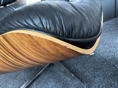 Lot 247 - Lounge Chair and Ottoman