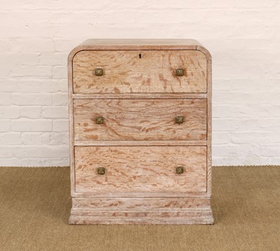Lot 164 - Art Deco Bedroom Chest of Three Drawers