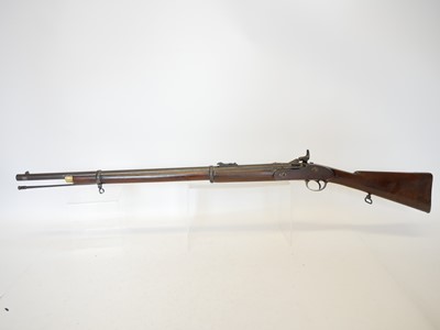 Lot 36 - Snider .577 Navy pattern two band rifle, 30...