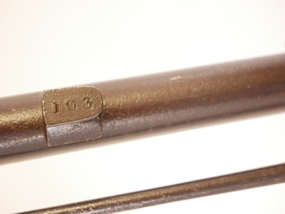 Lot 36 - Snider .577 Navy pattern two band rifle, 30...