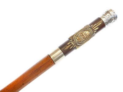 Lot 151 - Worcester Regiment sword stick, the 29inch...