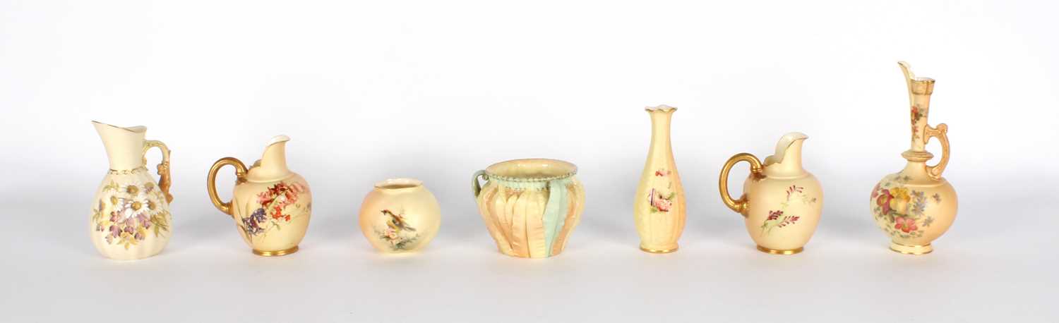 Lot 126 - A Collection of Royal Worcester "Blush Ivory" Wares