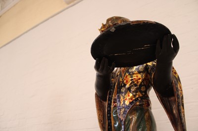 Lot 215 - A Rare Pair of 19th Century Venetian 'Blackamoor' Figures on Integral Stands
