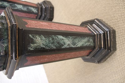 Lot 215 - A Rare Pair of 19th Century Venetian 'Blackamoor' Figures on Integral Stands