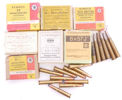 Lot 527 - Collection of mixed ammunition, to include 10...
